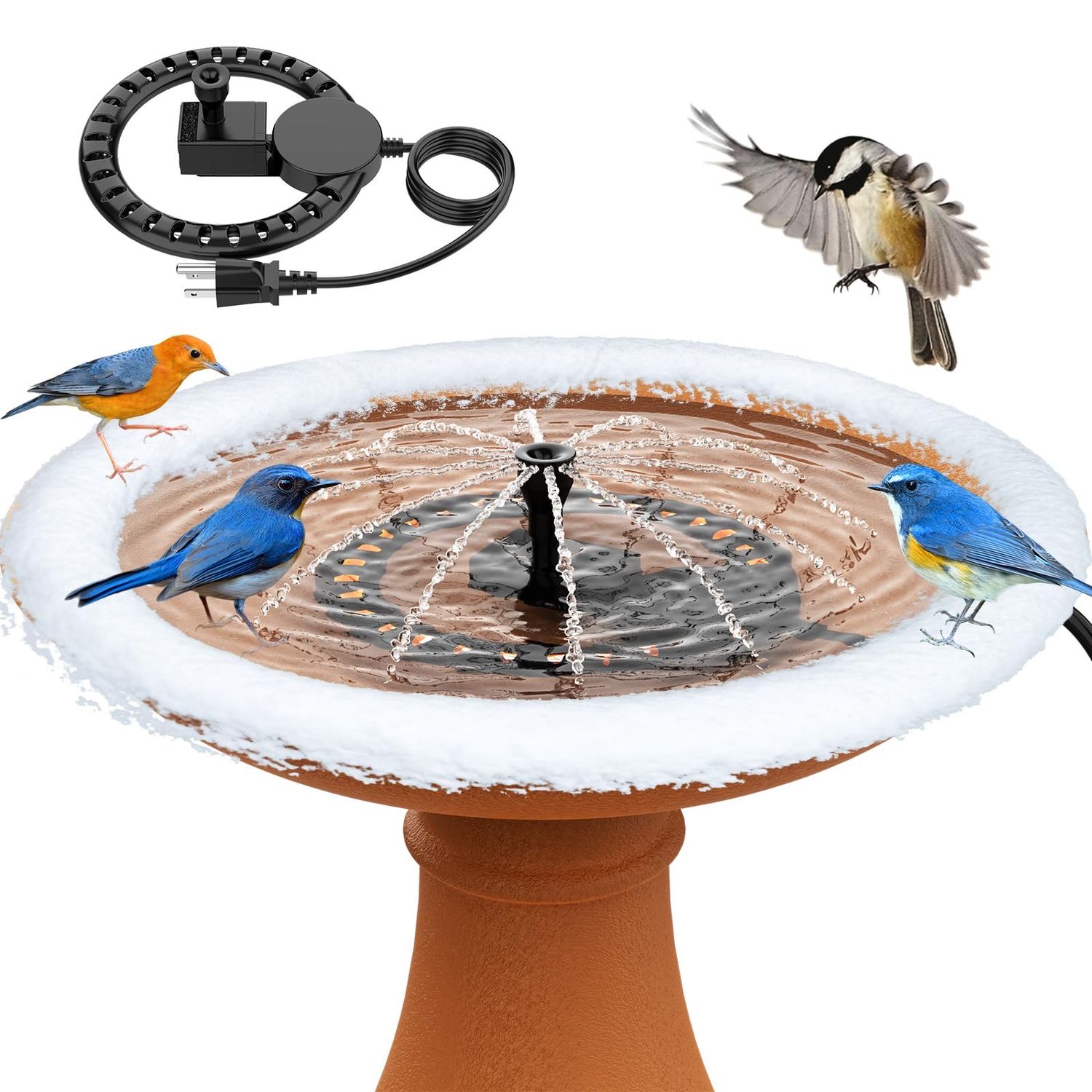 NEW Bird Bath Water Pump with Heater