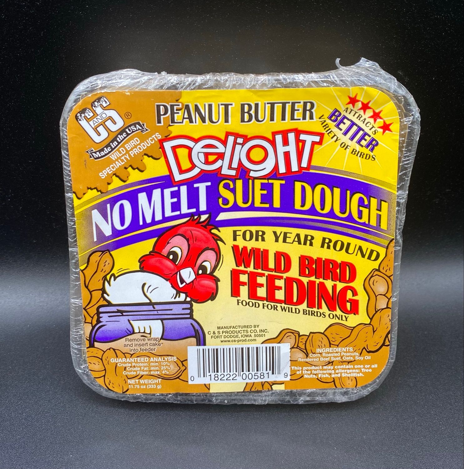 SEALED Bird Feeder Peanut Butter Delight Suet