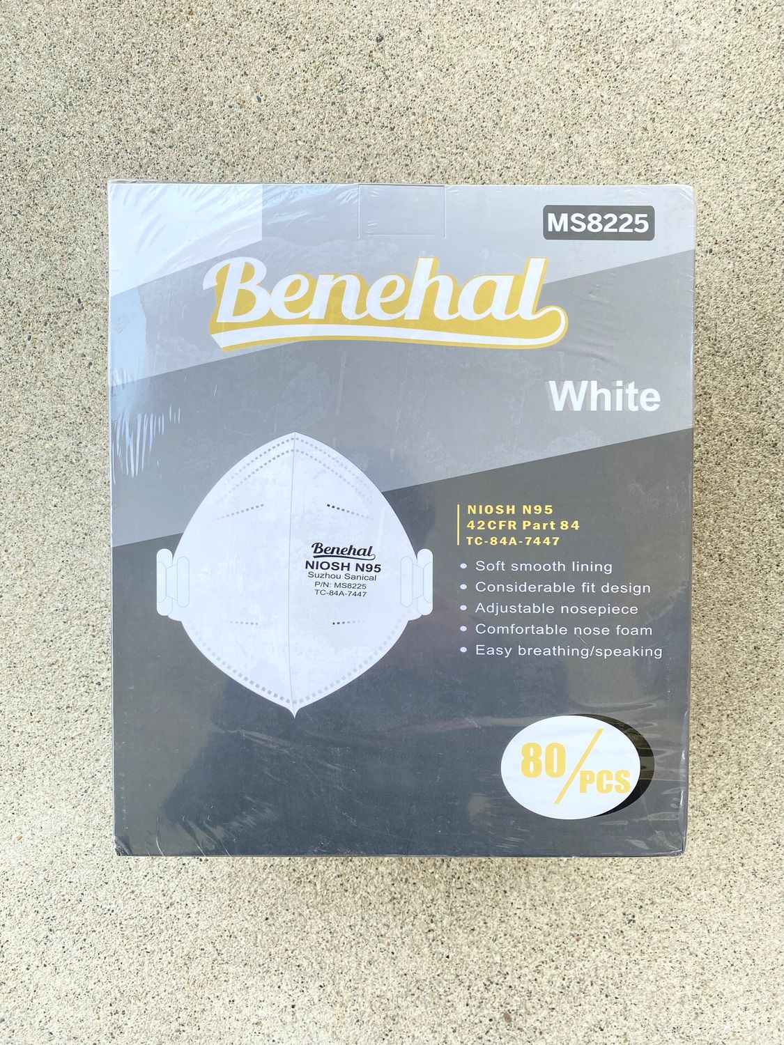 SEALED 80 Pack NIOSH Approved N95 Masks