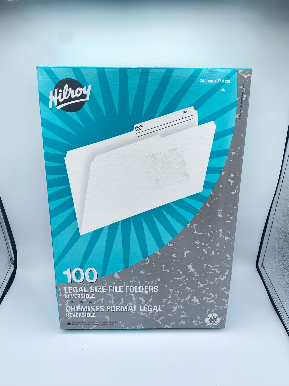 NEW 100 Hilroy Legal Size File Folders