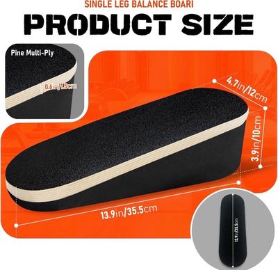 NEW Single Leg Balance Board Fitness Stability Equipment NEW Single Leg Balance Board Fitness Stability Equipment