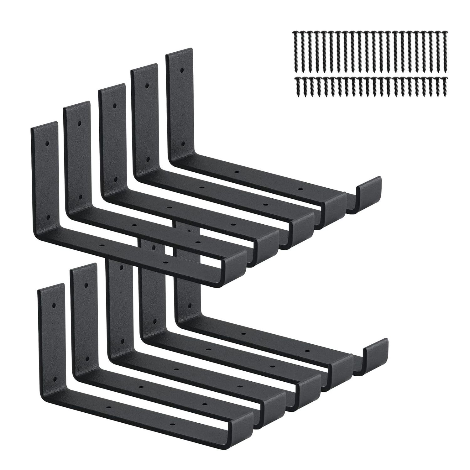 NEW 10 Pack Heavy Duty Floating Shelf Brackets