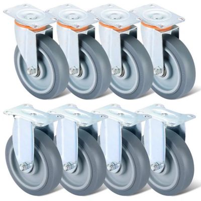 NEW 8 Pack 5” Caster Wheels Heavy Duty