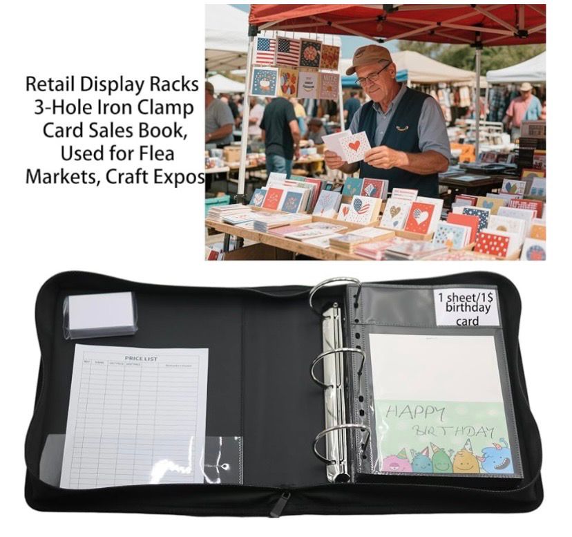 NEW Painting / Card Display Album Binder 100 Pockets