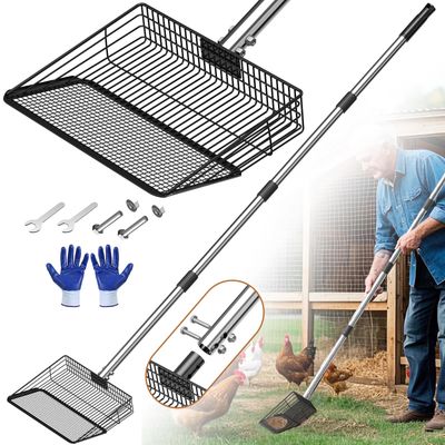NEW Extendable Metal Pooper Scooper