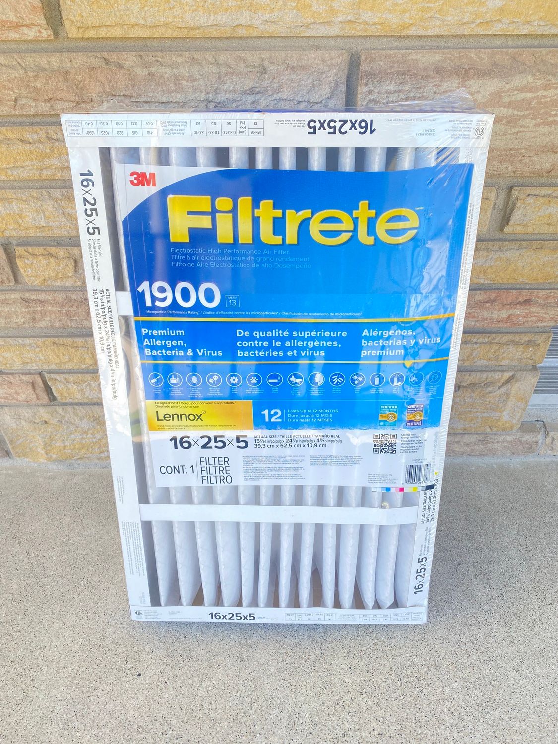 NEW 3M Filtrete Furnace Filter 16x25x5