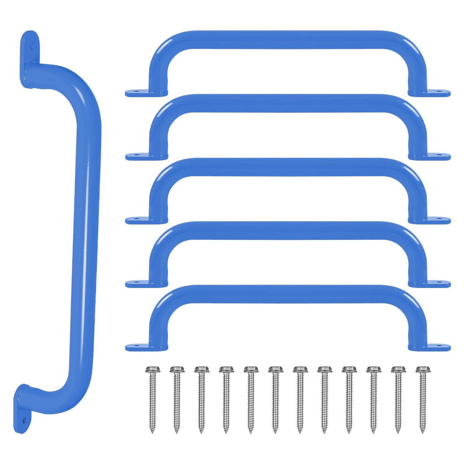 NEW 6 Pack 17 Inch Steel Playground Safety Grab Handles