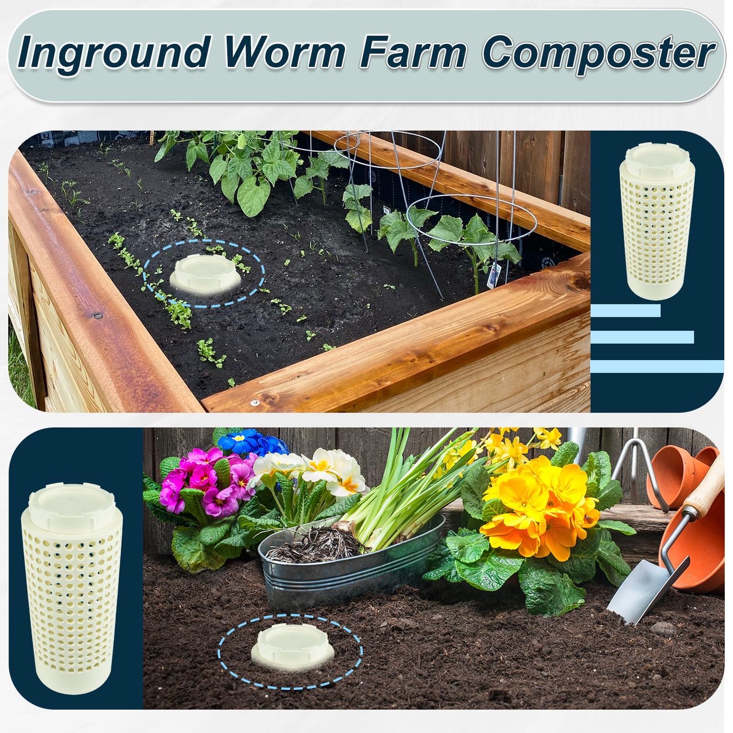 NEW Underground Garden Worm Farm Composter