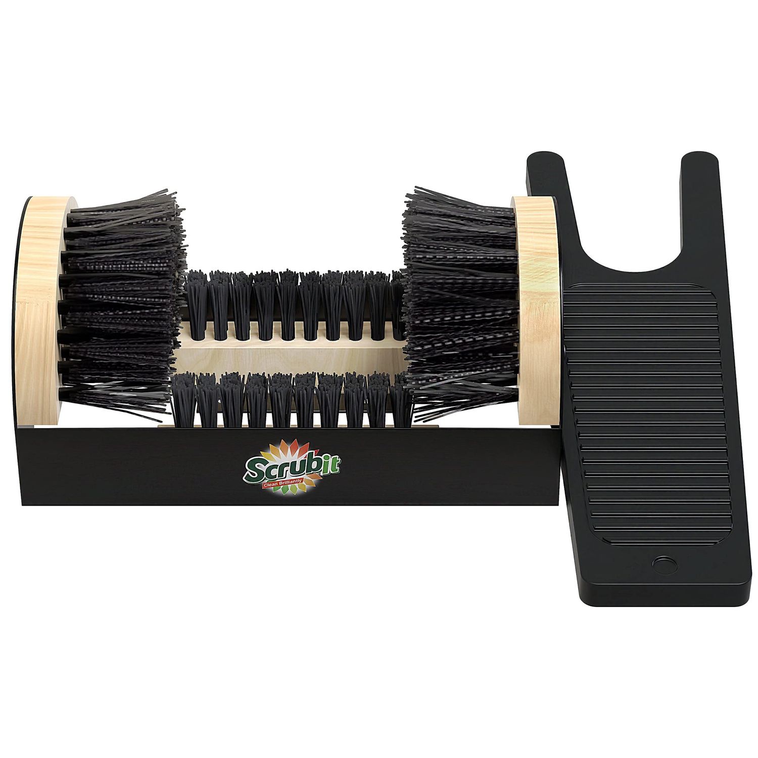 NEW ”SCRUB IT” Cleaning Boot Scraper Brush &amp; Boot Jack