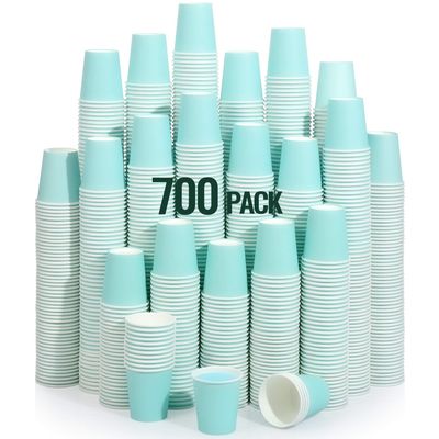 NEW 700 Pack 3oz Disposable Paper Cups NEW 700 Pack 3oz Disposable Paper Cups