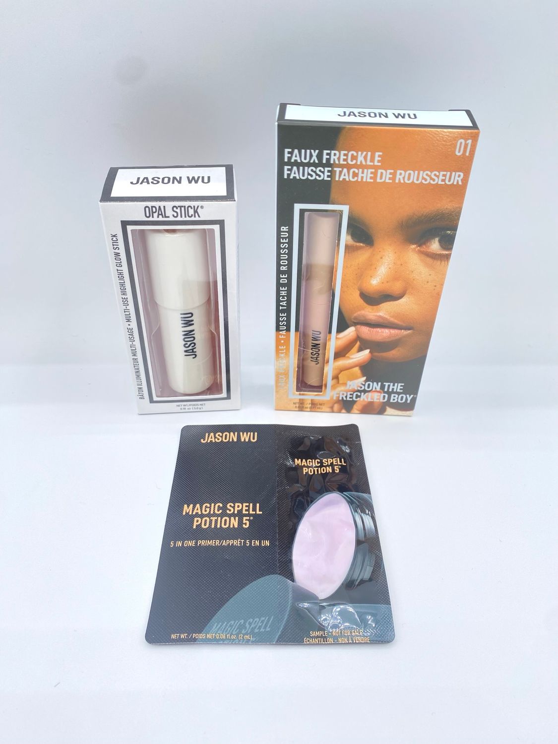 NEW 3 Piece Jason Wu Opal Stick, Primer Cream, &amp; Freckle Pen