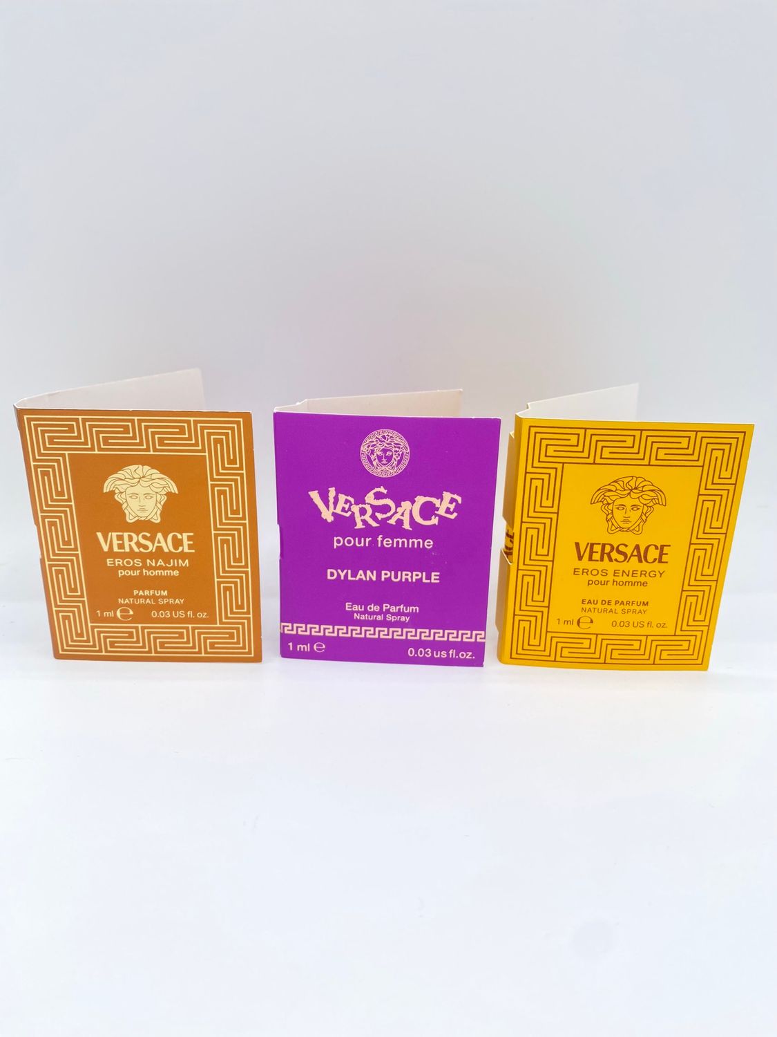 NEW 3 Assorted Travel Size Versace Perfumes