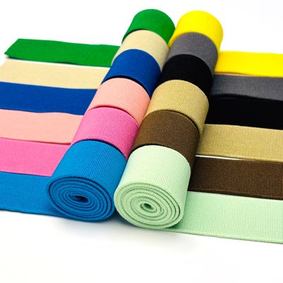 NEW 12 Colour Knit Elastic Bands for Sewing / Crafts