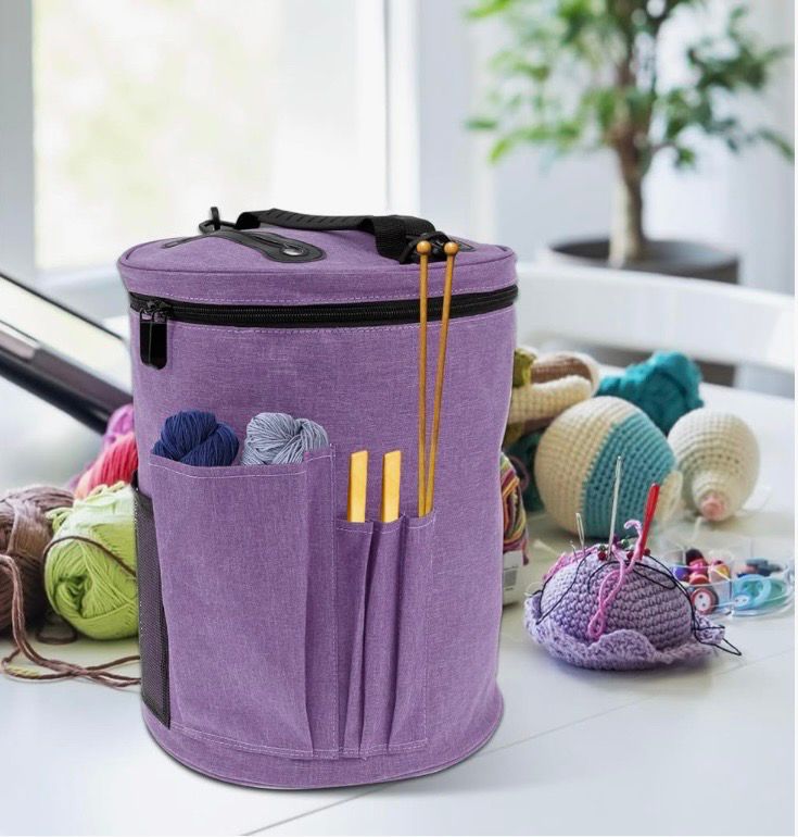 NEW Knitting / Crochet Yarn Storage Organization Bag