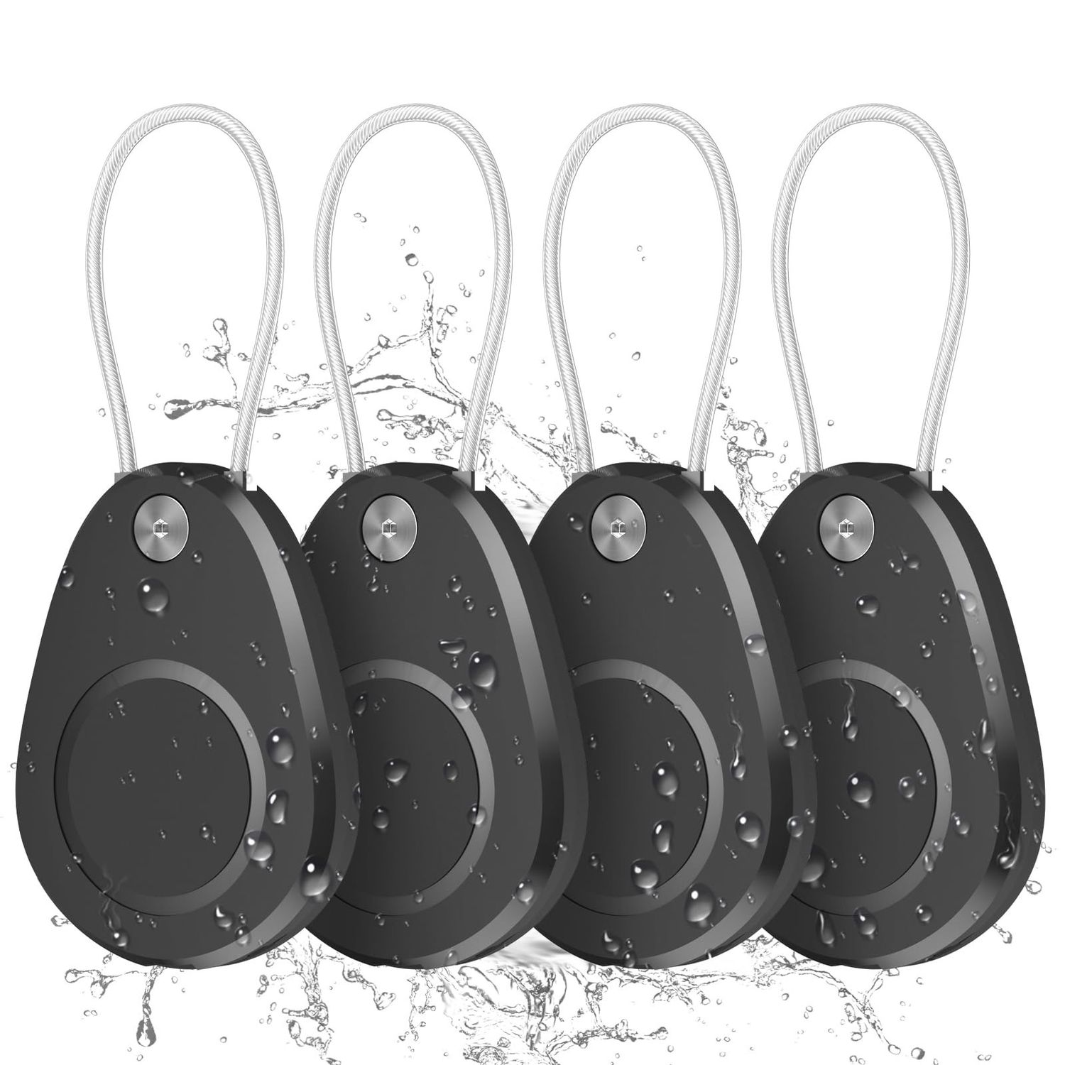 NEW 4 Pack Waterproof Keychain Holder for Air Tag