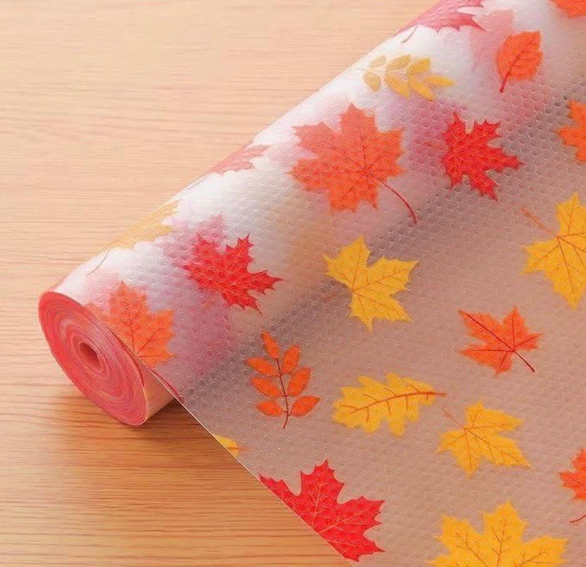 NEW Decorative Maple Leaves Autumn Shelf Liner