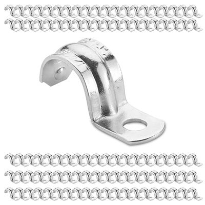 NEW 100 Heavy Duty 1” Steel Pipe Straps Conduit Clamps
