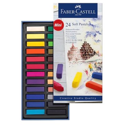 NEW 24 Pack Mini Soft Artist Pastels