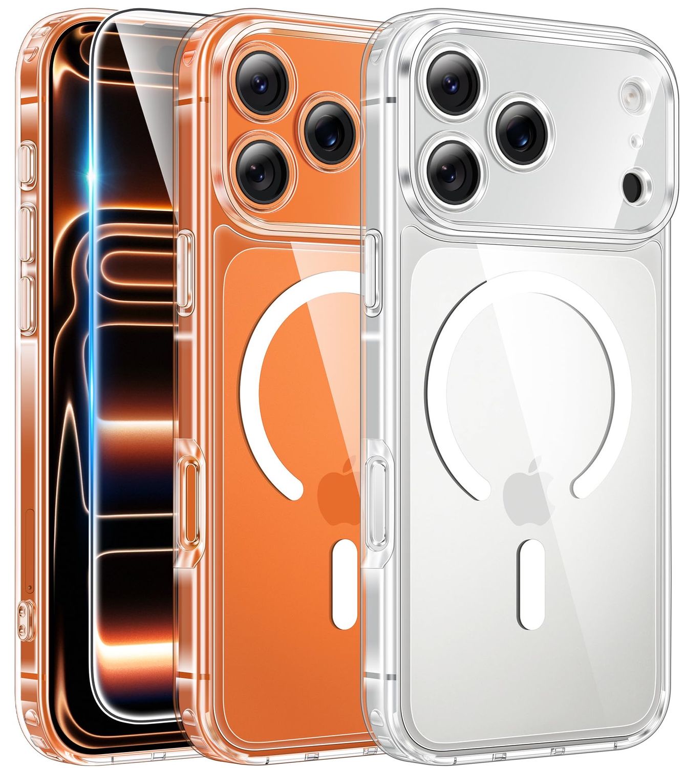 NEW Clear Magnetic iPhone 17 Pro Max Case Military Grade