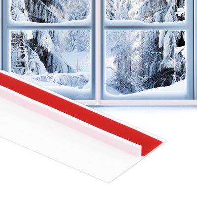 NEW Silicone Weather Stripping Draft Stopper White