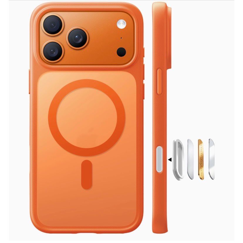 NEW Orange Magnetic iPhone 17 Pro Max Case Military Grade