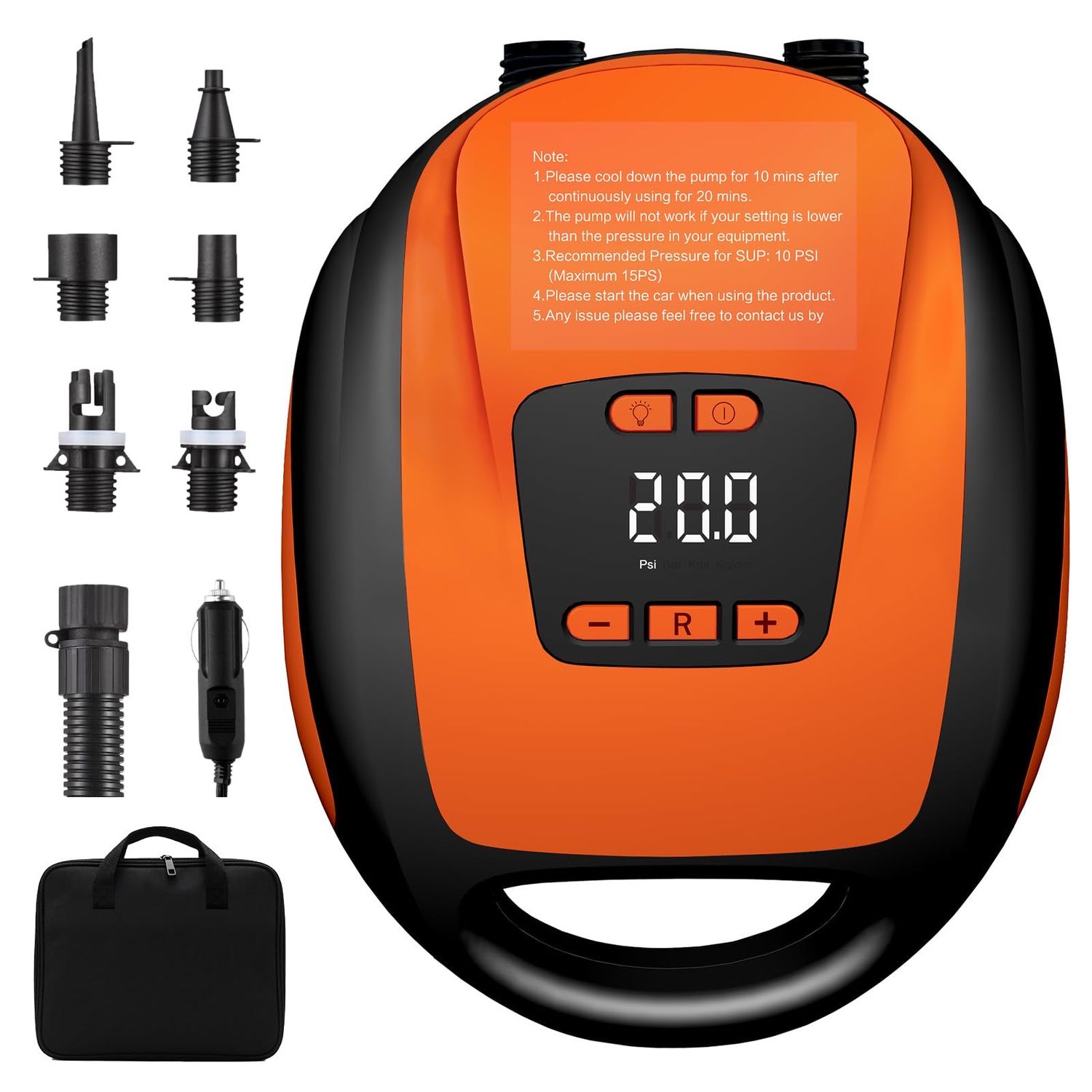 NEW SUP Electric Air Pump Inflator