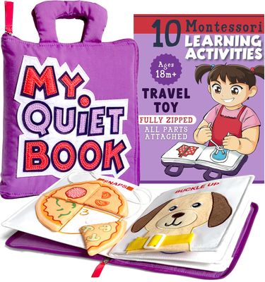 NEW Kids Travel Activity Book “My Quiet Book”
