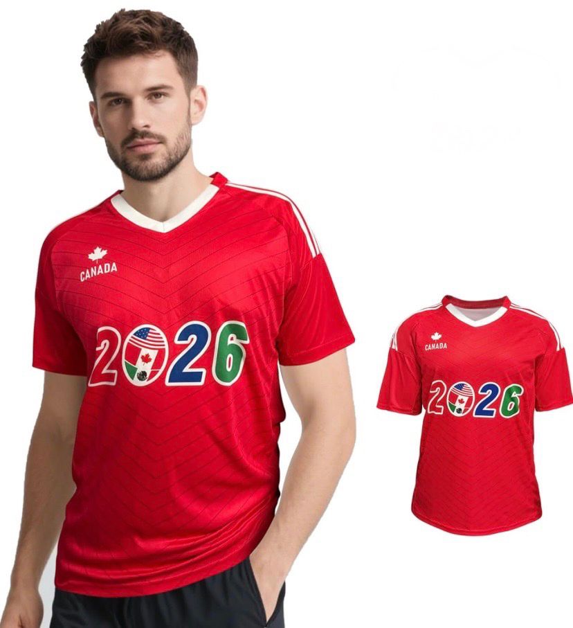 NEW Men’s 2026 North American Canada Soccer Cup Jersey