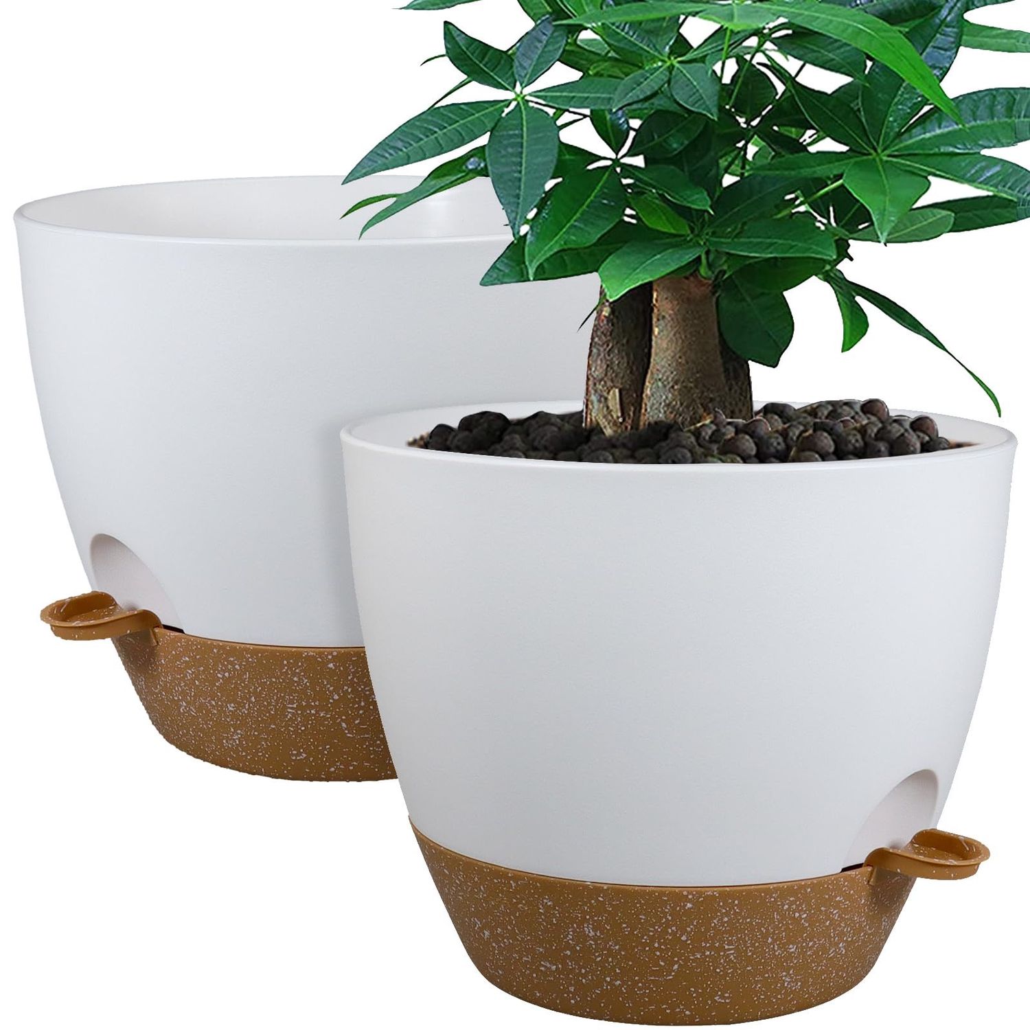 NEW 2 Pack Self Watering Planter Pots