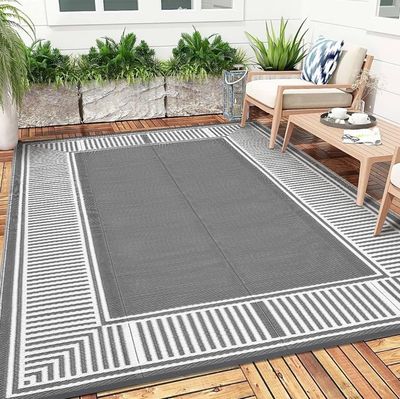 SEALED Large Outdoor Rug Waterproof 8x10 SEALED Large Outdoor Rug Waterproof 8x10