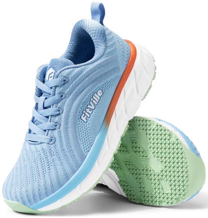 NEW Womens FitVille Extra Wide Running Shoes Size 8