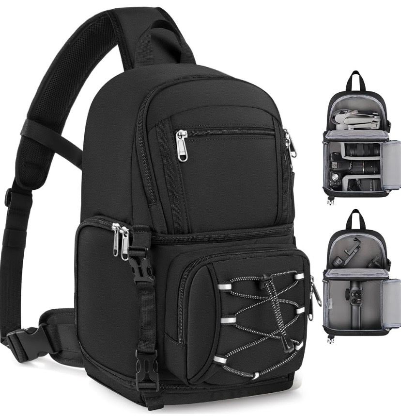 NEW Waterproof DSLR Camera Sling Bag Backpack