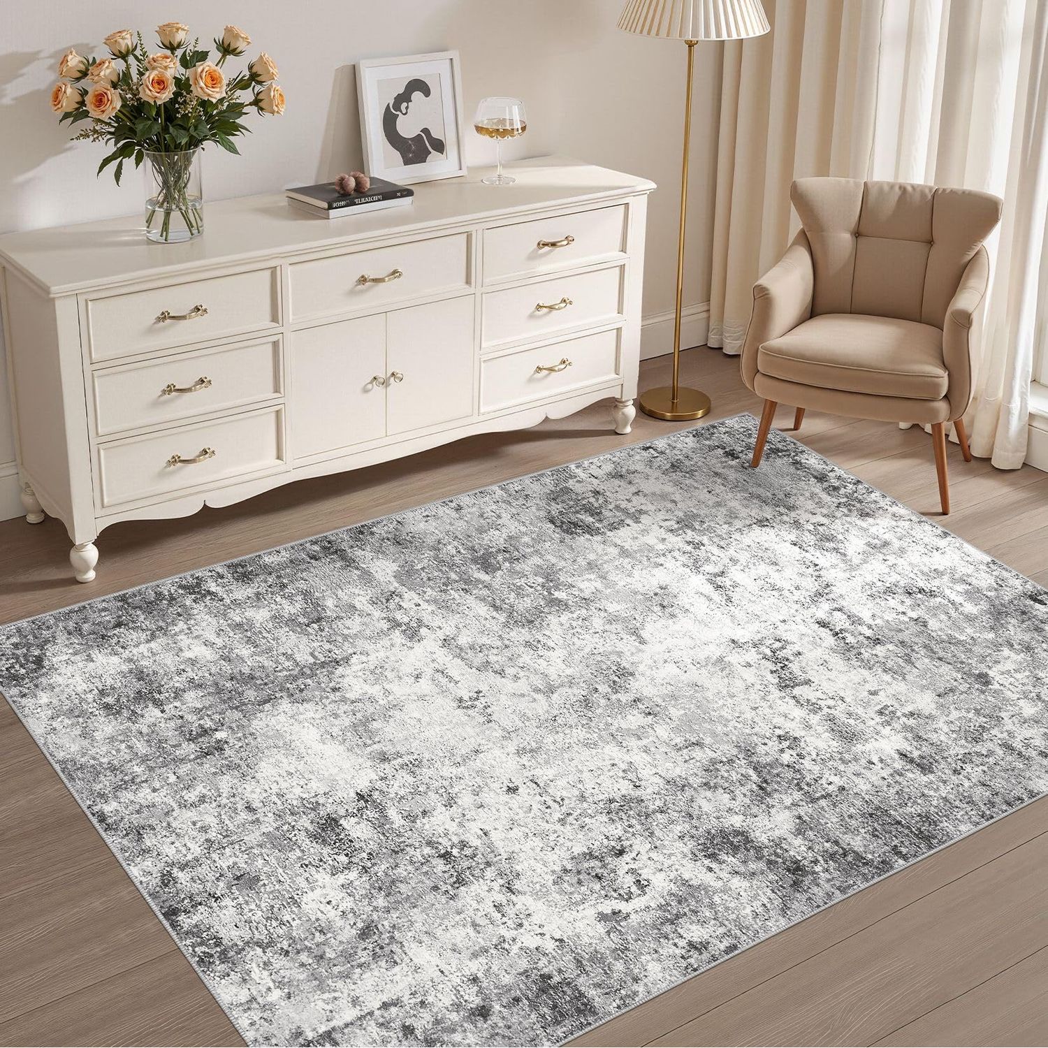 NEW Abstract 4x6 Area Rug Carpet