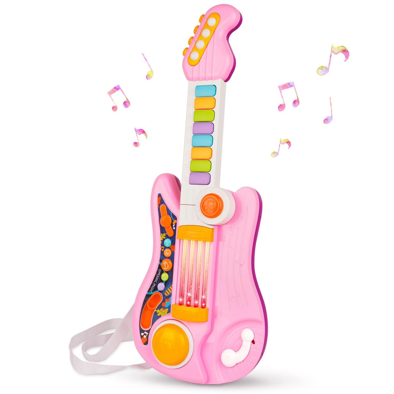 NEW 2 in 1 Electric Piano &amp; Guitar Music Toy