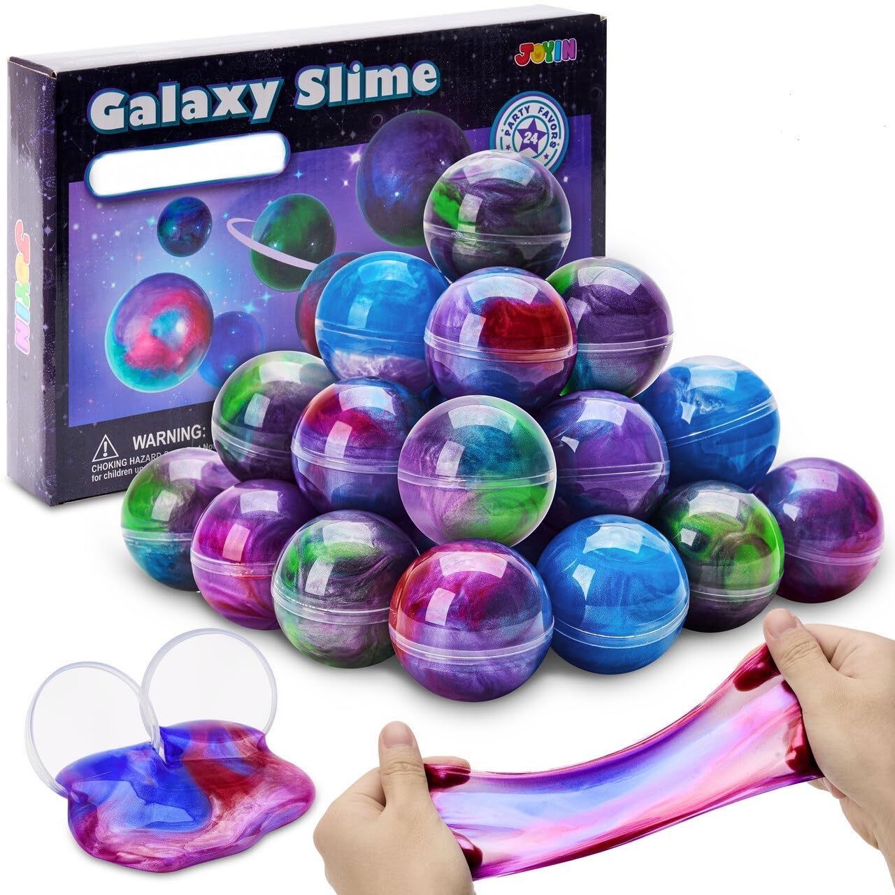 NEW 30 Pack Kids “Galaxy” Slime Balls
