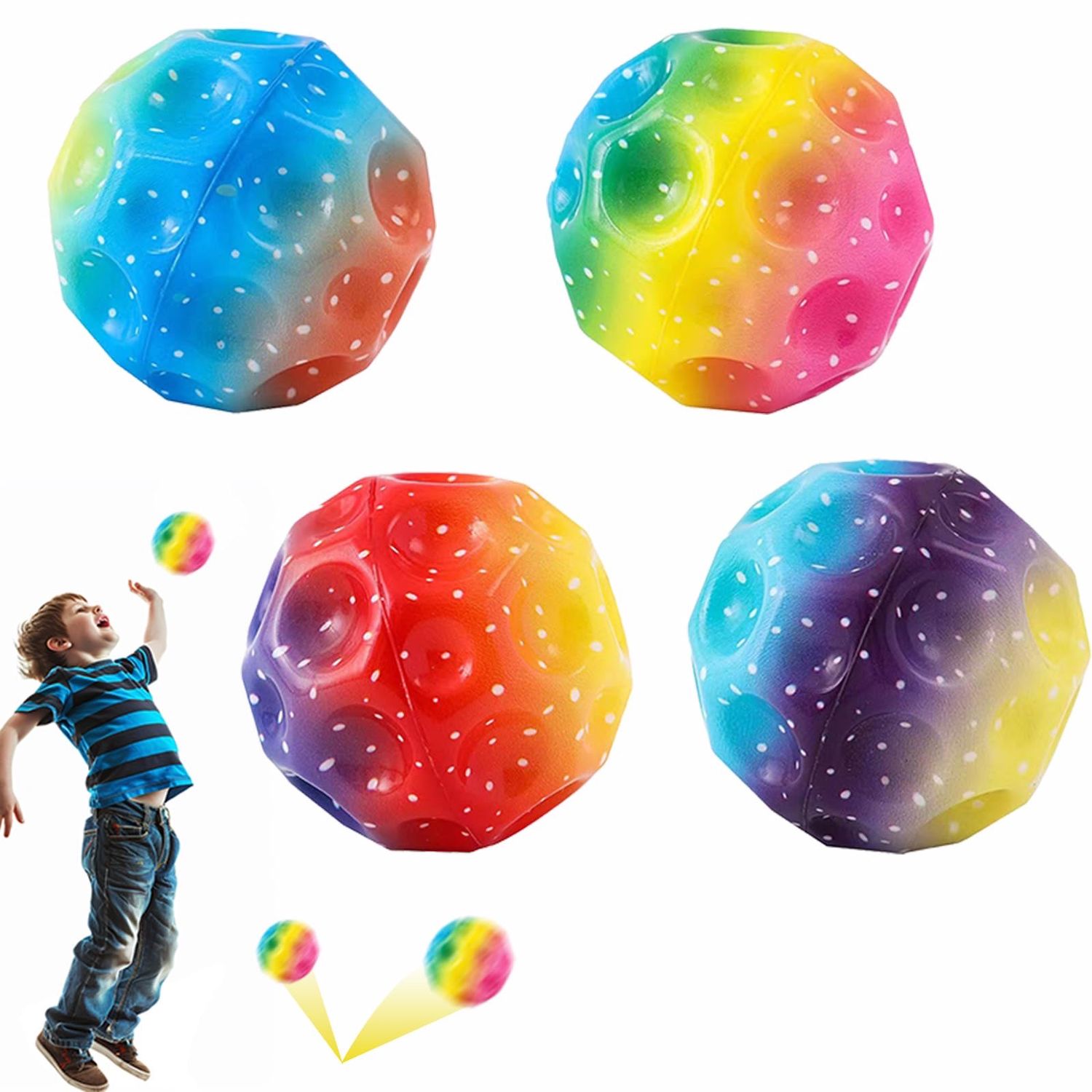 NEW Kids High Bounce Gravity “Moon Balls” Toys ($4 each)
