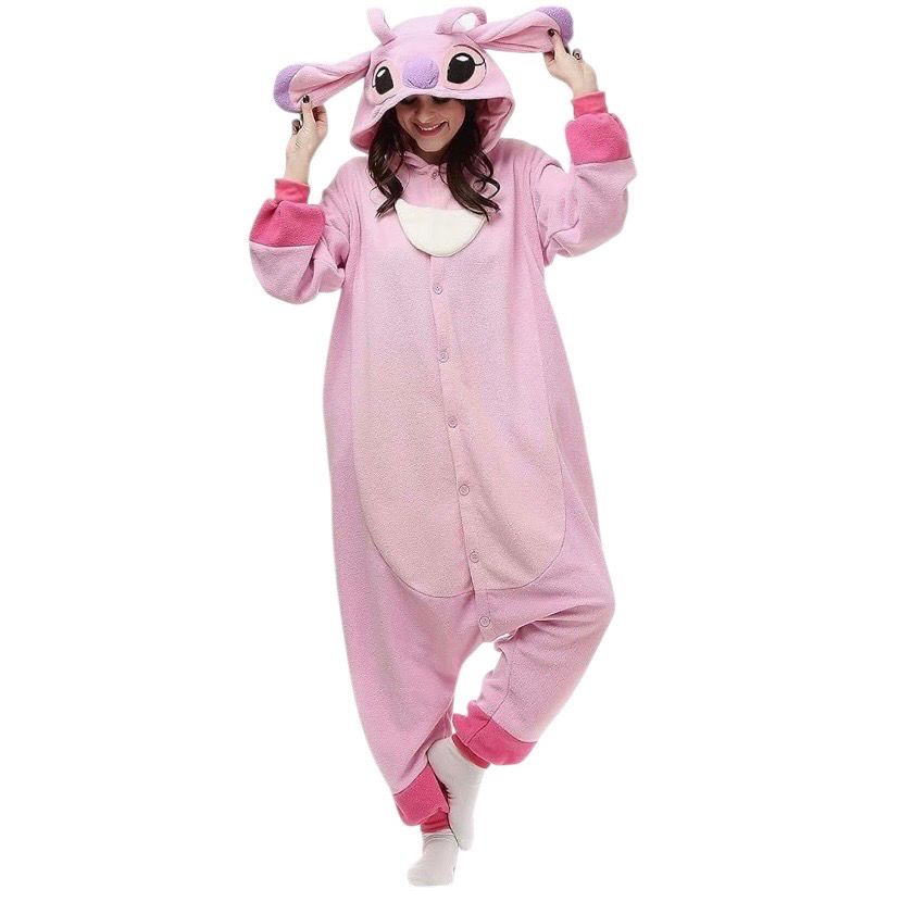 NEW Adult “Angel” Lelo &amp; Stitch Pyjama Onesie Small