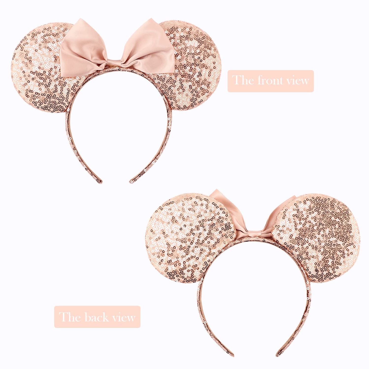 NEW Gold Mouse Ears Headband Halloween Costume Accessory