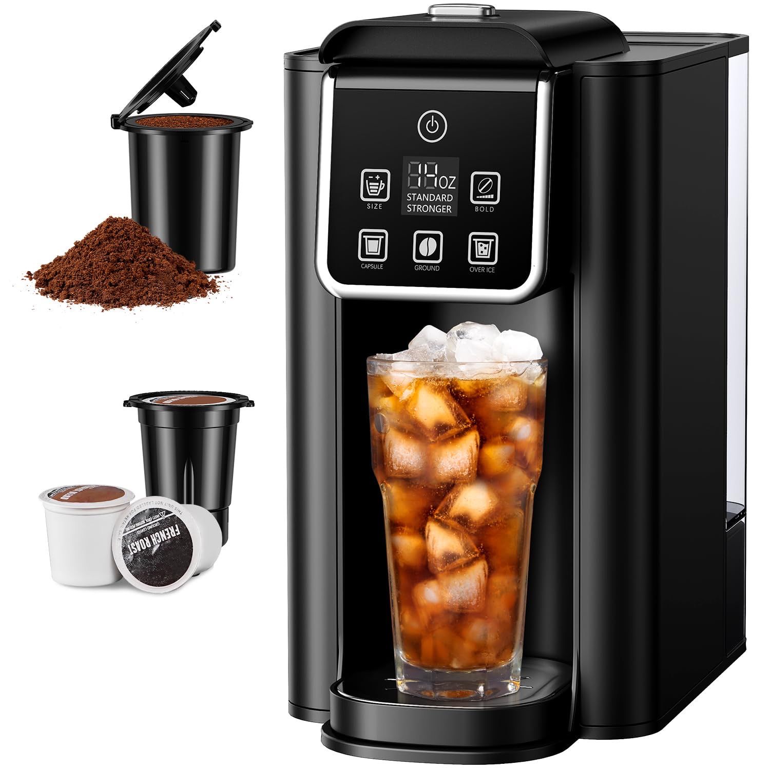 NEW 3 in 1 Hot and Iced Coffee Maker Machine