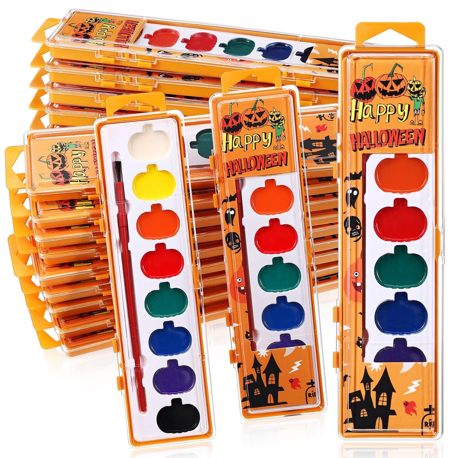 SEALED Kids Halloween Watercolour Painting Kit with Brush