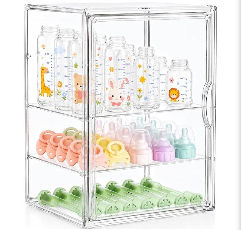 NEW Countertop Baby Bottle Storage Organizer