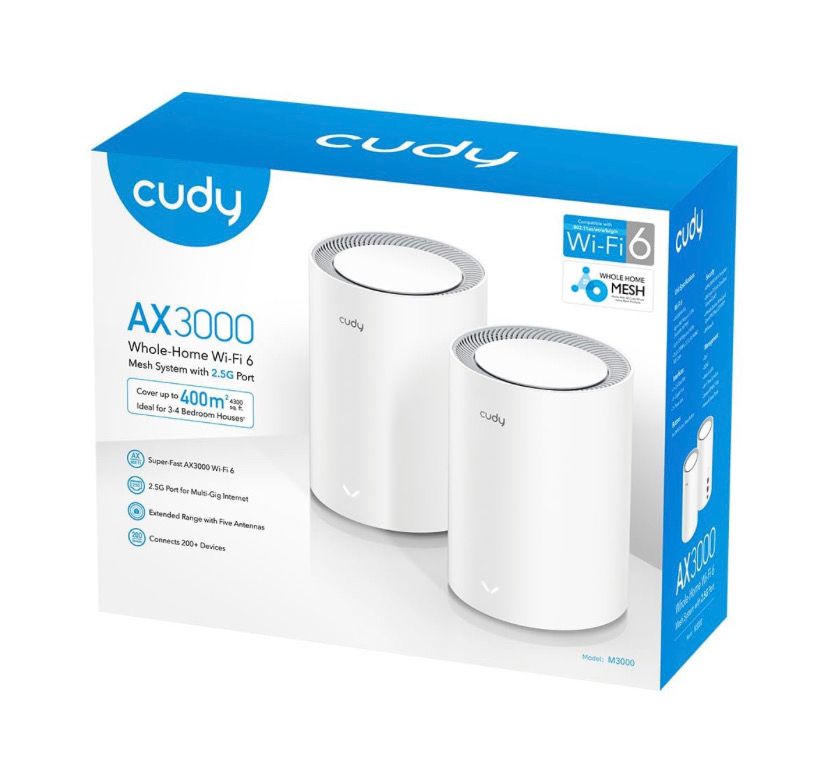 NEW Cudy AX3000 Wi-Fi 6 Whole Home Mesh System