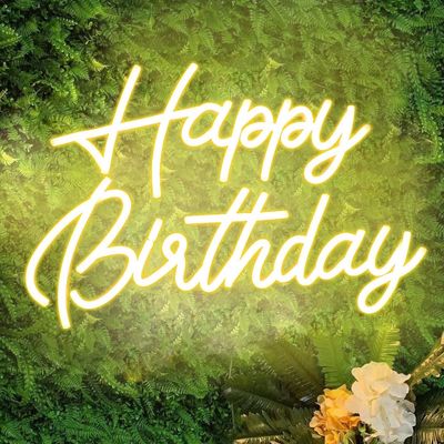 NEW LED Happy Birthday Light Up Neon Sign NEW LED Happy Birthday Light Up Neon Sign