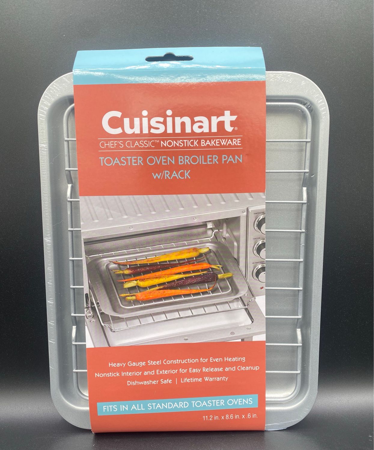 SEALED Cuisinart Toaster Oven Non Stick Broiler Pan with Rack