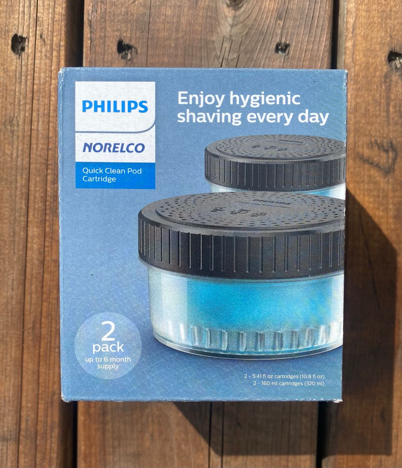 SEALED Philips 2 Pack Norelco Quick Clean Pod Cartridges