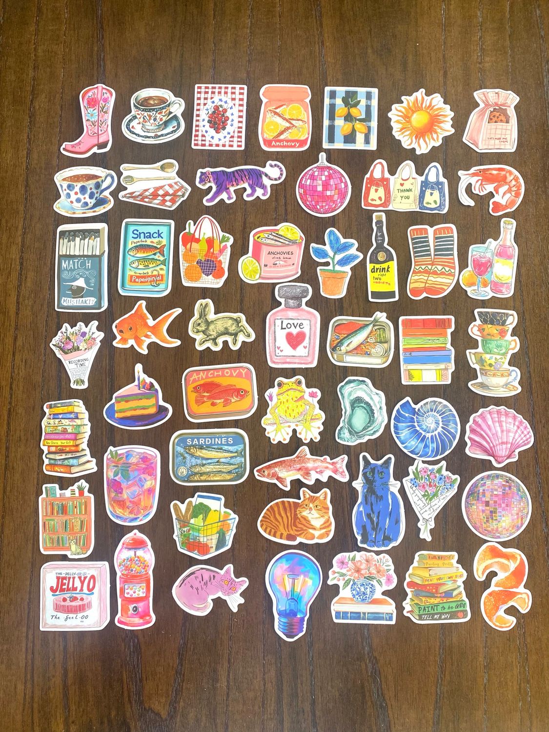 NEW 50 Pack Vinyl Street Art Stickers Waterproof