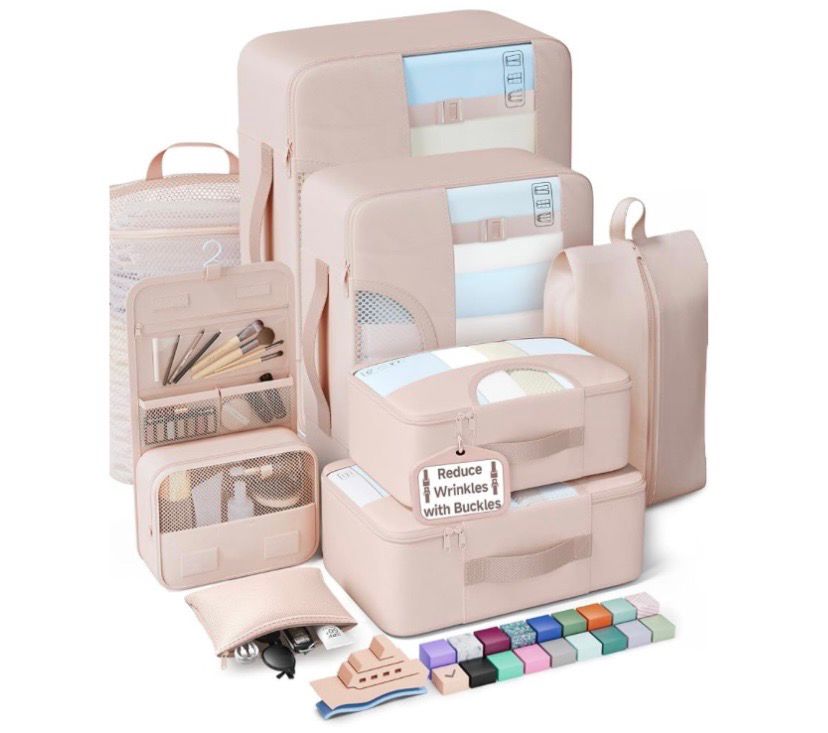 NEW 8 Pack Travel Packing Storage Cubes