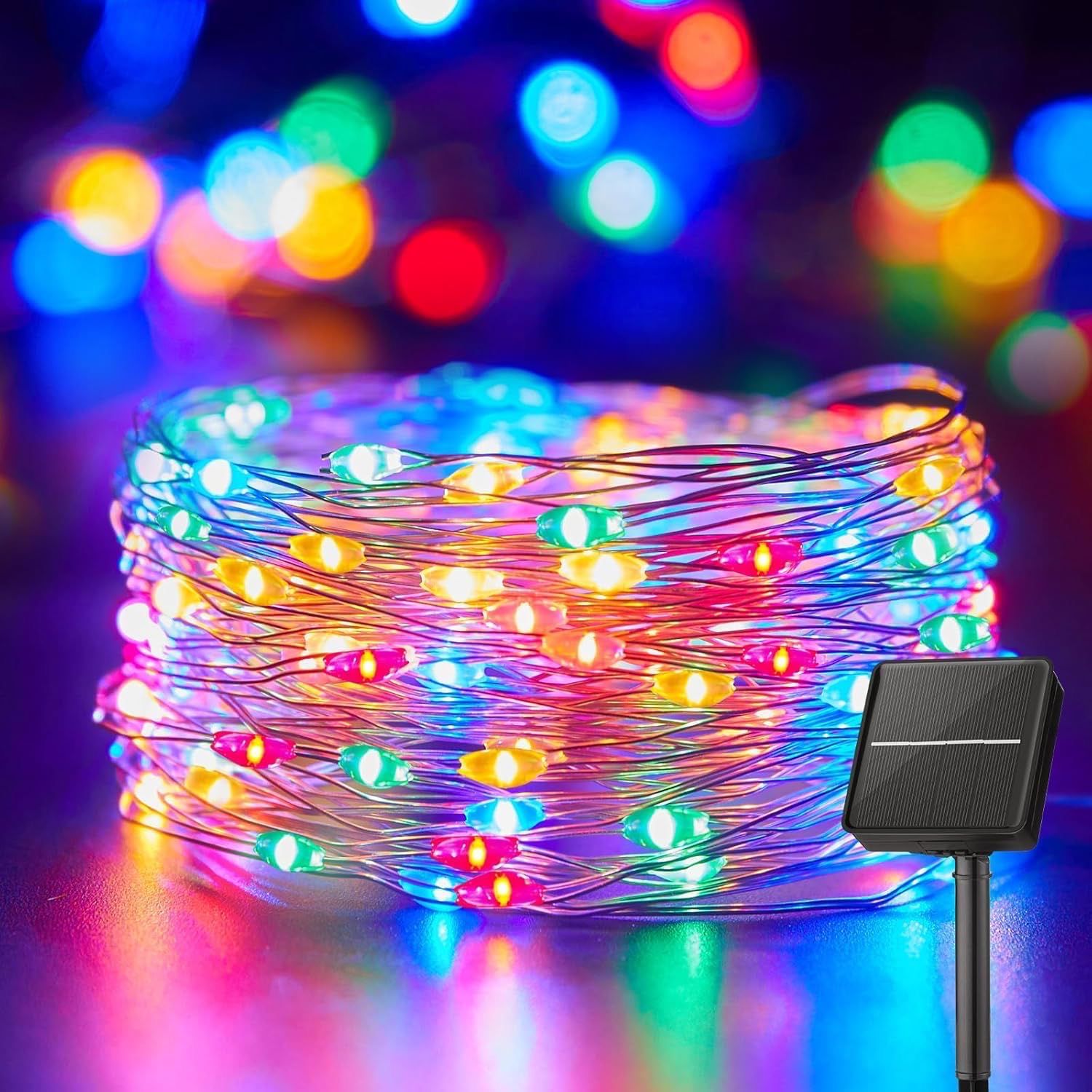 NEW 100ft LED Solar String Christmas Lights