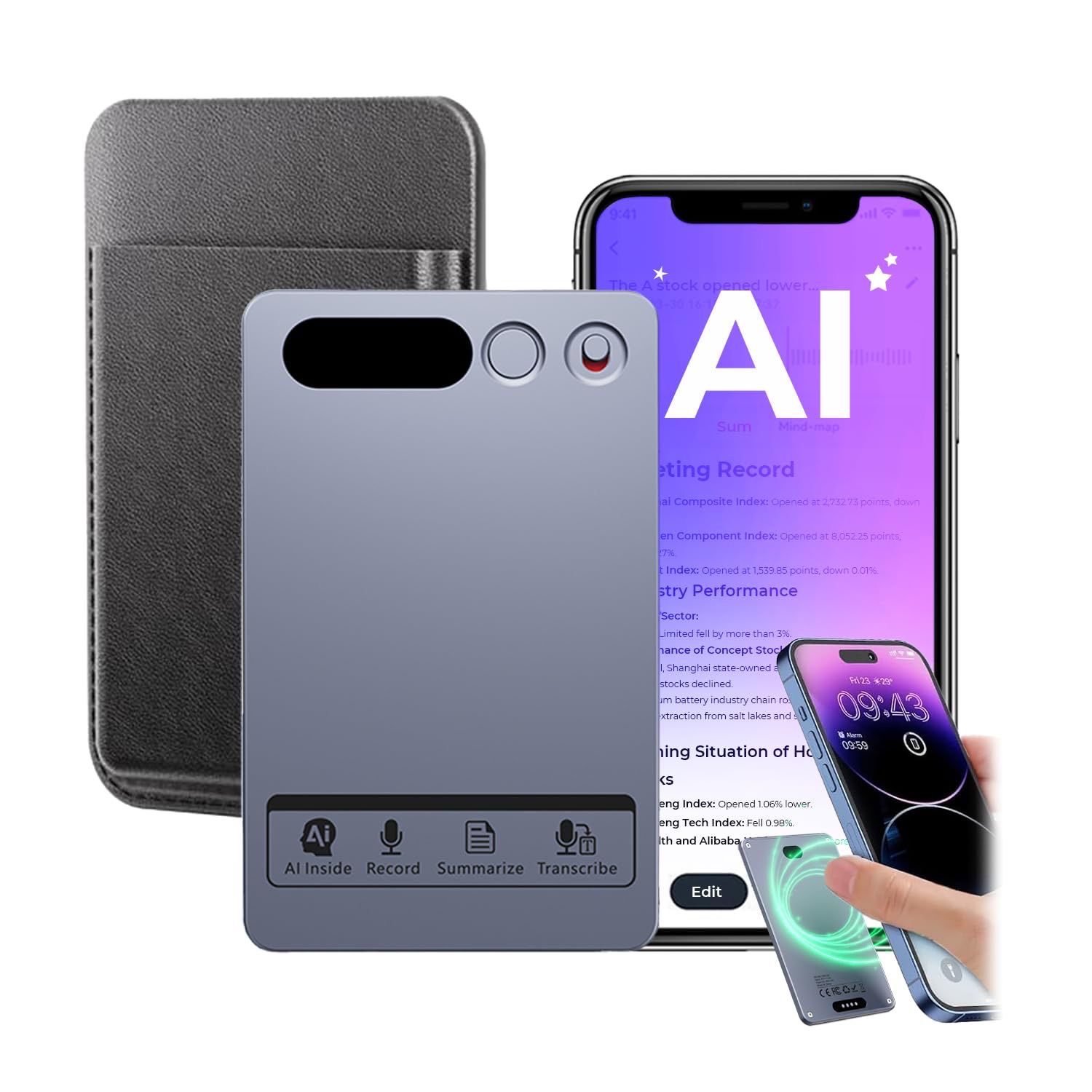 SEALED AI Voice Recorder 64GB with App Control