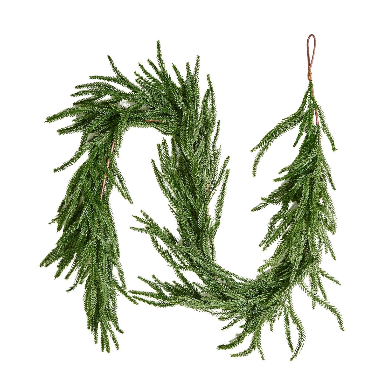 NEW Realistic Norfolk Pine Christmas Garland Decoration 5ft
